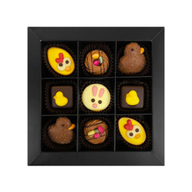 Bonbons geschenkdoos 9 vaks Pasen