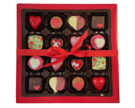 Bonbons geschenkdoos  16 vaks liefde