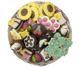 1 kilo hartjes en zomerse chocolade