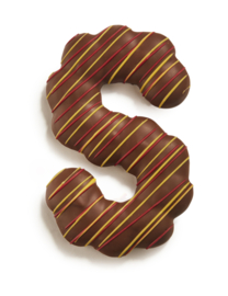 Chocoladeletter S praline