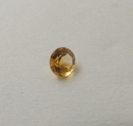 Citrien Golden  4 mm facet zonder zetkastje