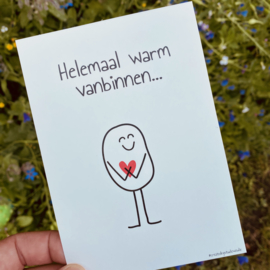 helemaal warm