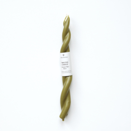 Bijenwas Kaars Twisted Moss - Wax Atelier