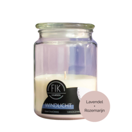Windlicht Lavendel + Rozemarijn - FIK Design