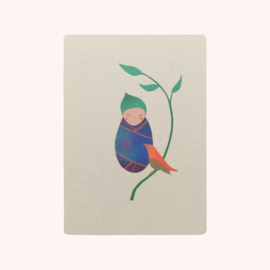 Postkaart Geboorte - Madame Ziba