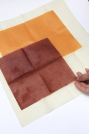 Set van 3 Bijenwas Foodwraps Rood - Wax Atelier