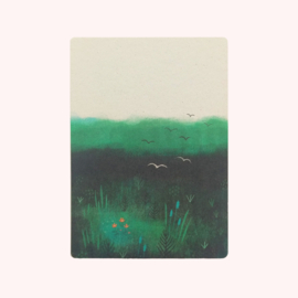 Postkaart Polder - Madame Ziba