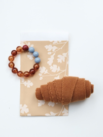 Armband Glada Brown & Blue - Bybjor