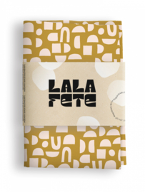 Inpakdoek Arched Confetti Gold - La La Fete