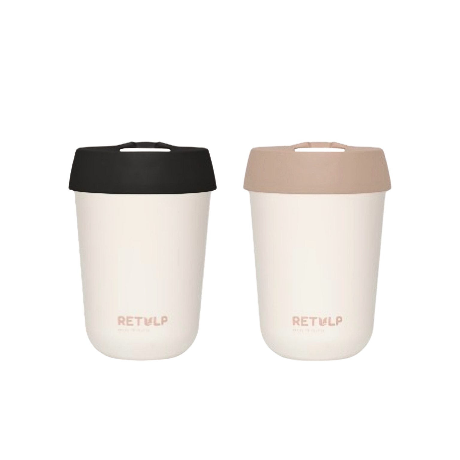 Travel Cup White met Deksel naar keus - Retulp