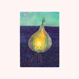 Postkaart Bloembol - Madame Ziba