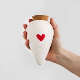 Olla White + Heart - Pepin