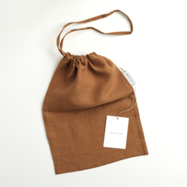 Linnen zak Caramel - Timeless Linen