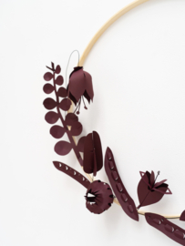 Field Flowers Small Merlot - Jurianne Matter