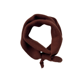 Mini Wool Scarf Coffee - Bybjor