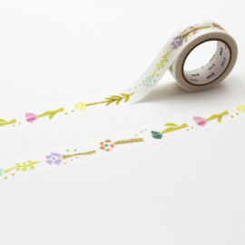 Washi Tape Miki Tamura Hanahana 7m - MT Masking Tape