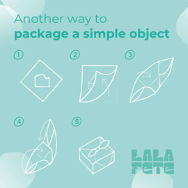 Inpakdoek Arched Confetti Cream - La La Fete