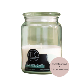 Windlicht Tomatenblad + Citroenmelisse - FIK Design
