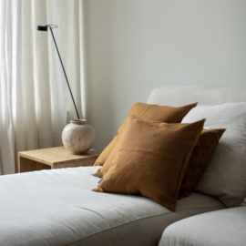 Linnen Kussenhoes Caramel 50x50 - Timeless Linen