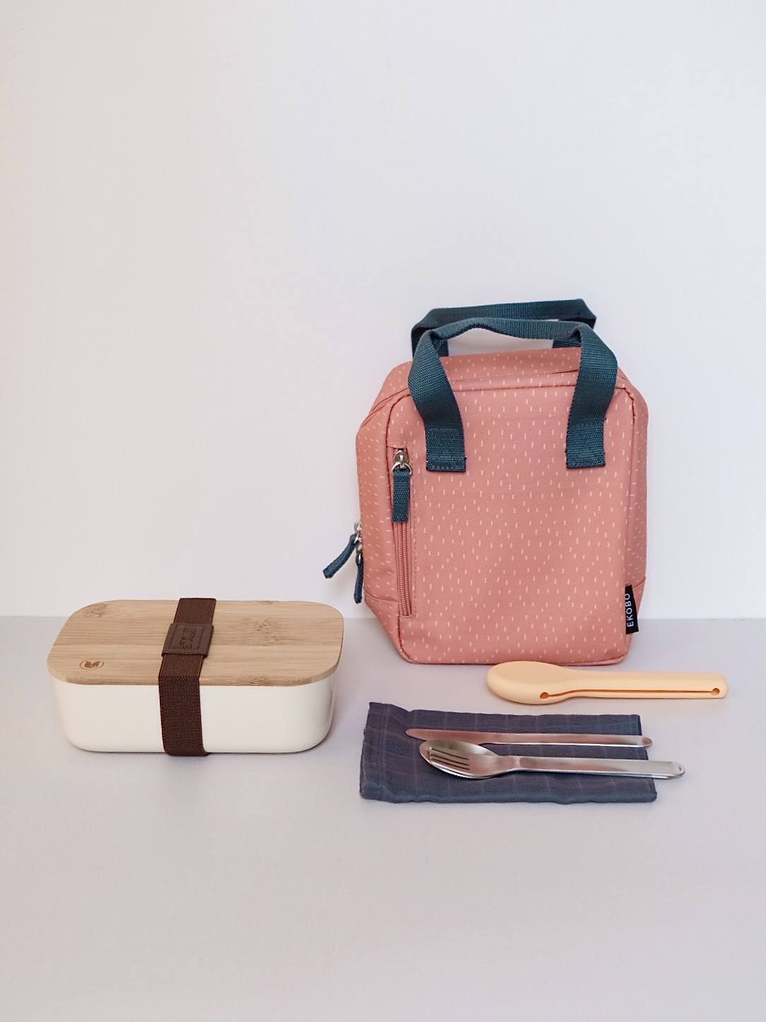RVS Bestekset To Go Groot Terra/Blauw - Haps Nordic