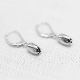 Tulip Earrings Silver - Julia Otilia