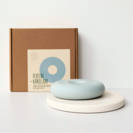 Plateau + Kandelaar Grijsblauw - FIK Design