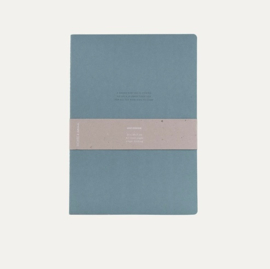 Notebook XL Blauw - Monk & Anna