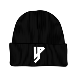 Yung Petsi's Teer Zwarte Logo Beanie