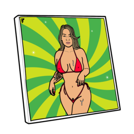 Canvas - Lena's Bikini