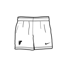 Yung Petsi x Nike - Logo - White Shorts