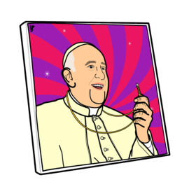 Canvas - De Paus En De Sleutel