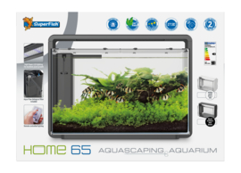 Superfish HOME 65 Aquarium Zwart/Wit