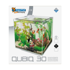 Superfish QubiQ 30 Aquarium Zwart/Wit