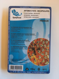 Artemia-eitjes (ontkapseld) blister 100 gram