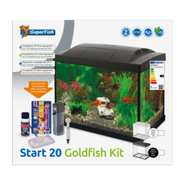 Superfish START 20 Aquarium Kit Zwart/Wit