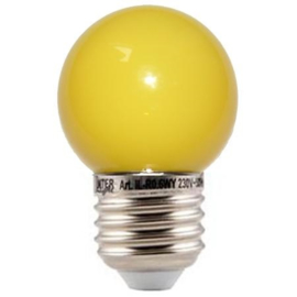 10 stuks LED lamp geel