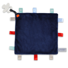 Speen labeldoek navy