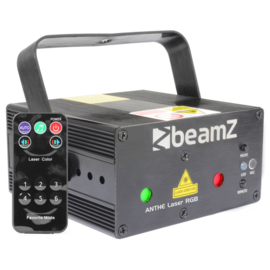 Beamz RGB laser 600mW met afstandbediening