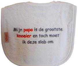 Slab  Mijn papa is de grootste knoeier en toch moet ik deze slab om