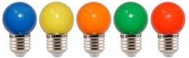10 stuks LED lamp mix van 5 kleuren