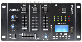 Vexus	STM3030 4-Kanaals Mixer USB/MP3/BT/REC
