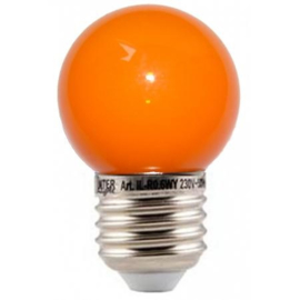 doos á 100 stuks LED lamp oranje