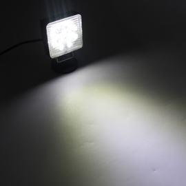 LED Werklamp vierkant 27 watt 10-30v