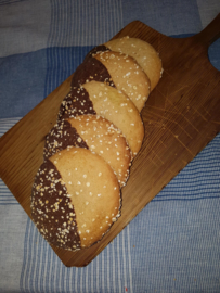 100% Spelt eierkoeken met chocolade