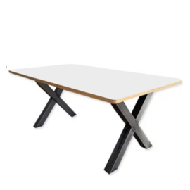 Hippe BSO tafel wit 240 x 100 cm