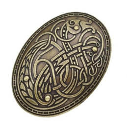Viking broche  brons