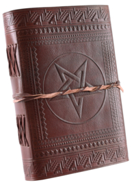 Lederen boek - Pentagram