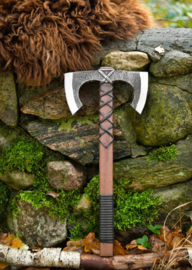 Dubbelbladige Vikingbijl ''Erik de Rode''