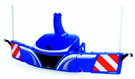 Tractor Veiligheidsbumper met gewicht in New Holland Blauw . UH6251. 1:32