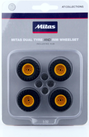 Mitas dual tire set. AT3200103 Scale 1:32